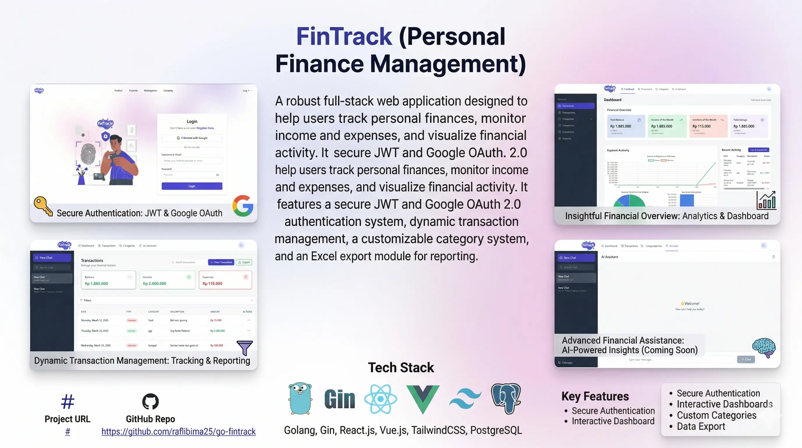 FinTrack (Personal Finance Management)